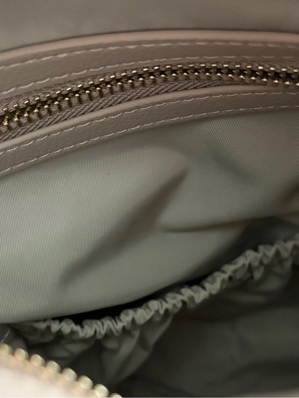 Mina Bae Tan Vegan  Tote with Floral Strap Read description